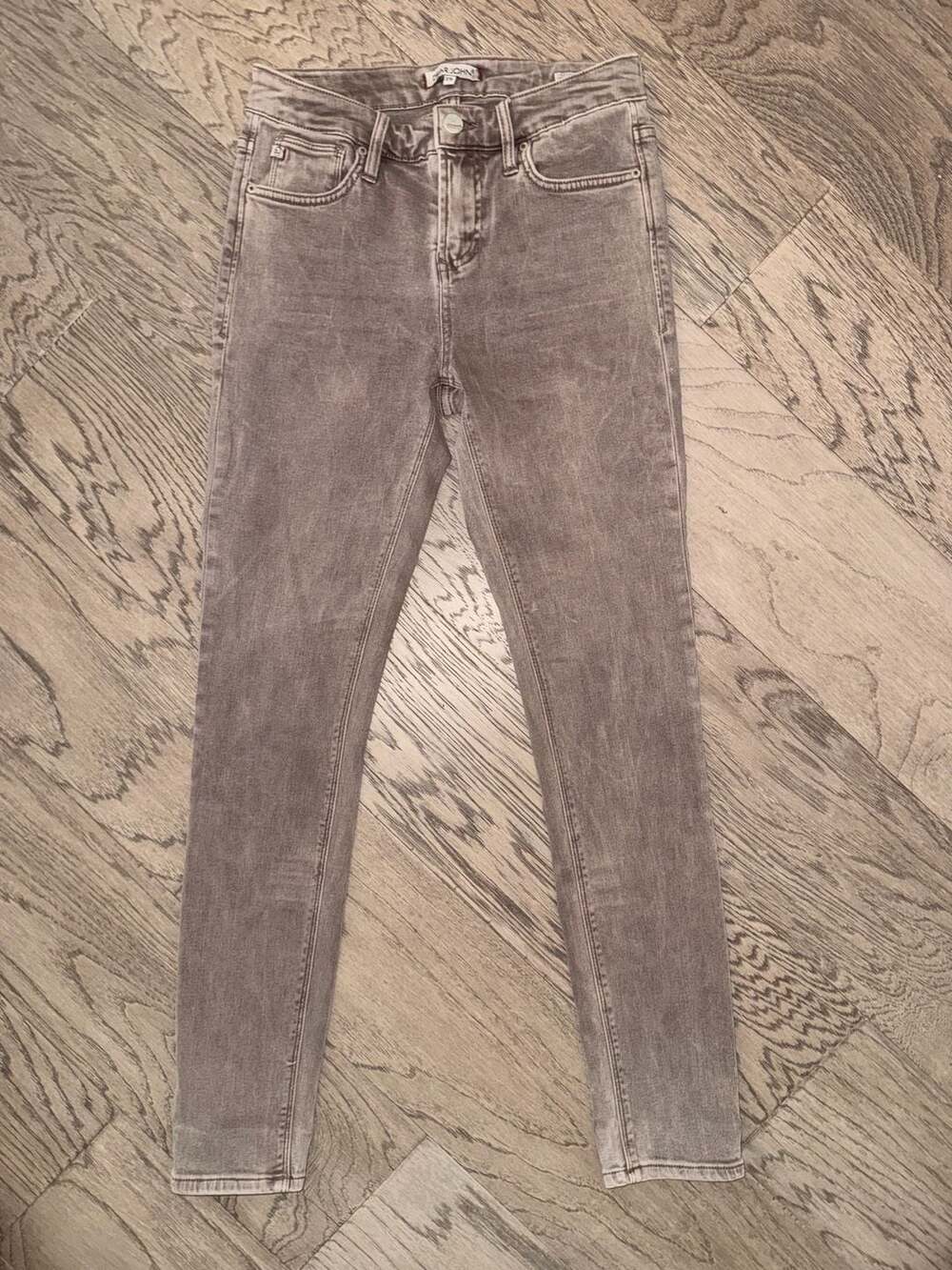 Dear John Acid Washed Gray Skinny Jeans Size 29